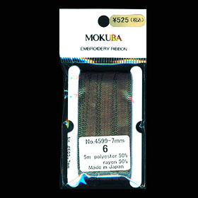 퀼트의시작은? 엔조이퀼트와 함께,[모쿠바] 리본자수실-폴리_레이온 7mm-006