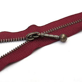 [YKK] 청동지퍼1(30cm)-자주색 (개)