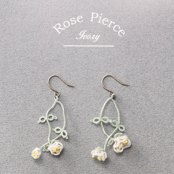 퀼트의시작은? 엔조이퀼트와 함께,[크로바] 로즈 피어스 태팅 패키지 - 아이보리 (D01)57-193