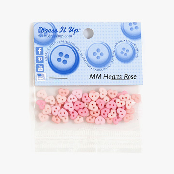 [제시제임스] 장식단추 드레스잇업 - 9533(MM HEARTS ROSE) (개)