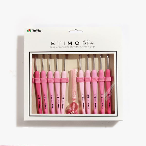 퀼트의시작은? 엔조이퀼트와 함께,[튤립] 에티모 로즈 모사 & 레이스 코바늘 세트 TEL-001