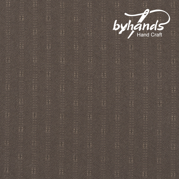 퀼트의시작은? 엔조이퀼트와 함께,[바이핸즈] 미니스퀘어 라이트 선염체크원단 - 라이트브라운(더블롤링 10YD)