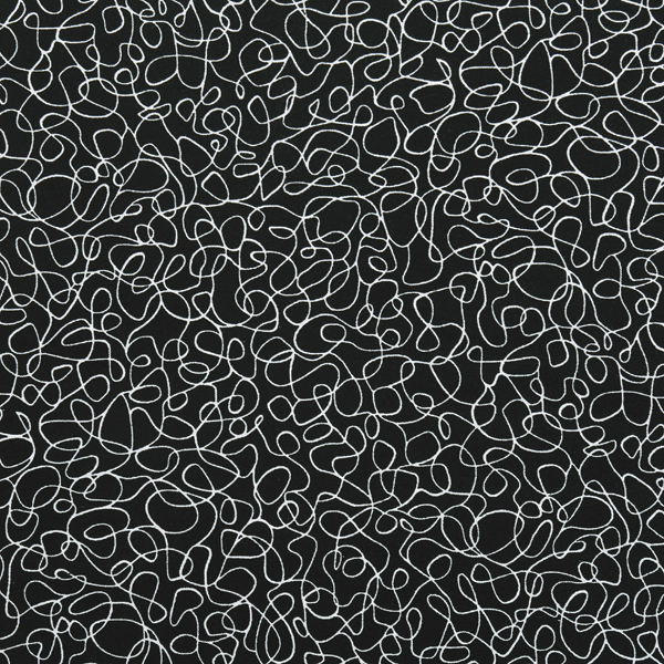 퀼트의시작은? 엔조이퀼트와 함께,[로버트카프만] 펜 앤 잉크 18394 프린트원단 - 블랙