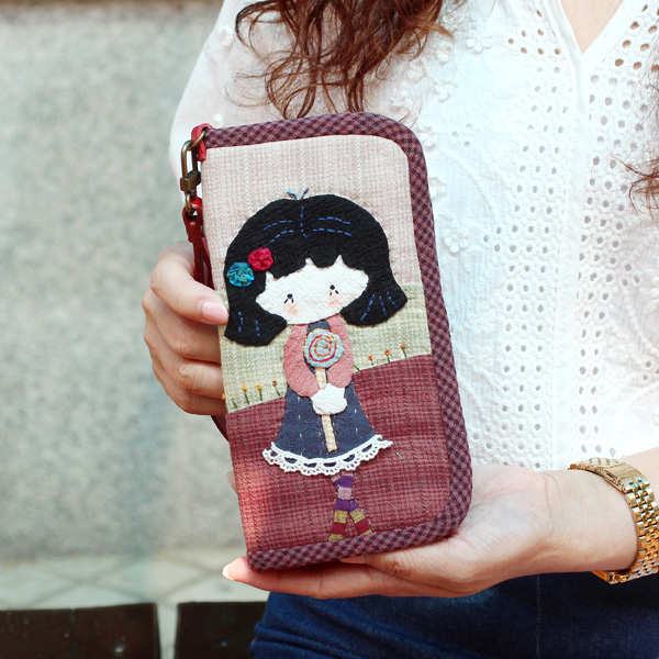 퀼트의시작은? 엔조이퀼트와 함께,[바이핸즈] 퀼트패키지 소품 - 삐삐 핸폰케이스