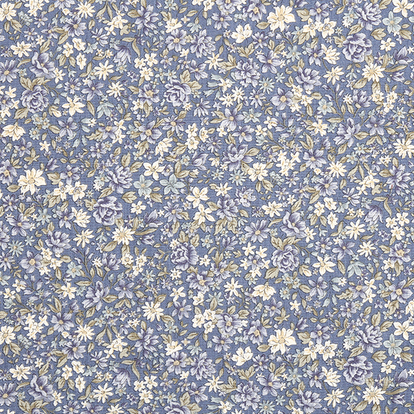 퀼트의시작은? 엔조이퀼트와 함께,[코튼프린트] 디앙 프린트원단 - 블루