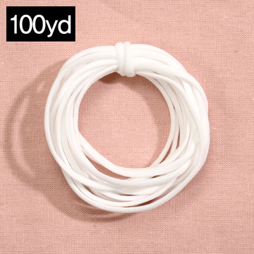 [퀼트부자재] 마스크용 끈(3mm) 100YD - 화이트 (개)
