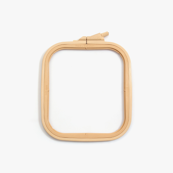 퀼트의시작은? 엔조이퀼트와 함께,[너즈] 플라스틱 베이지 사각 수틀 - 14.5cm x 16.5cm 170-12 BEIGE