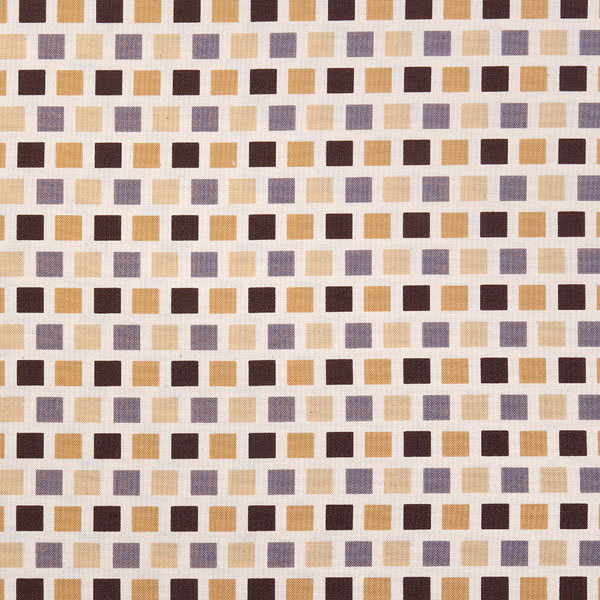 퀼트의시작은? 엔조이퀼트와 함께,[코튼프린트] 브릭 스타일 프린트원단 - 머스타드그레이