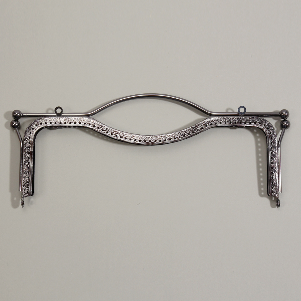 퀼트의시작은? 엔조이퀼트와 함께,[퀼트부자재] 손잡이형 입술 프레임 27cm - 흑니켈