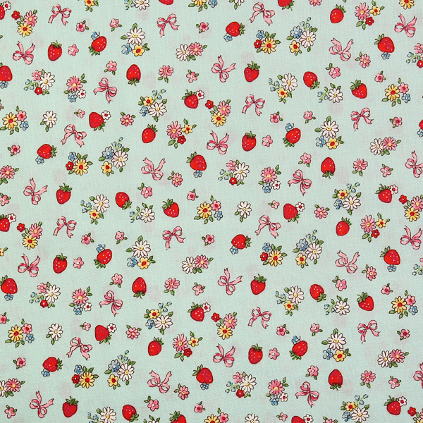 퀼트의시작은? 엔조이퀼트와 함께,[퀼트게이트] 디어 리틀 월드 마가렛 앤 소피 14 프린트원단 - 민트