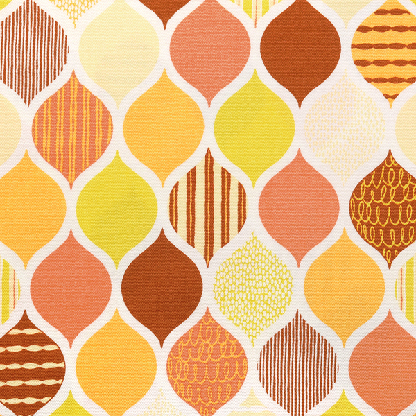 퀼트의시작은? 엔조이퀼트와 함께,[코스모] 에코 02 옥스포드 프린트원단 - 오렌지