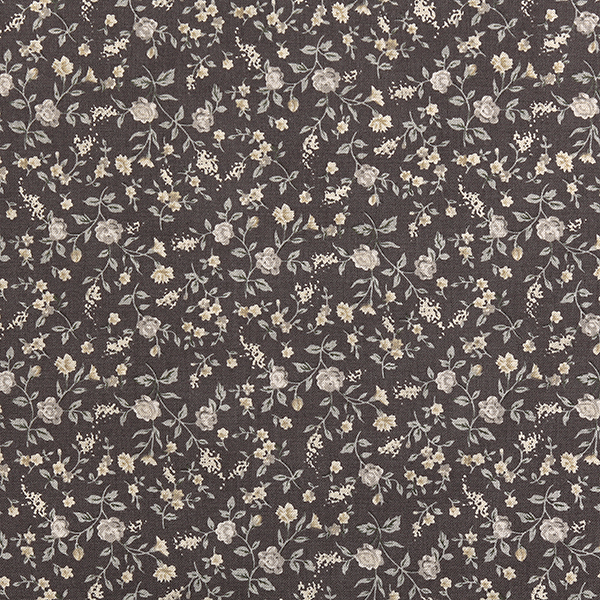 퀼트의시작은? 엔조이퀼트와 함께,[코튼프린트] 로나 프린트원단 - 다크브라운