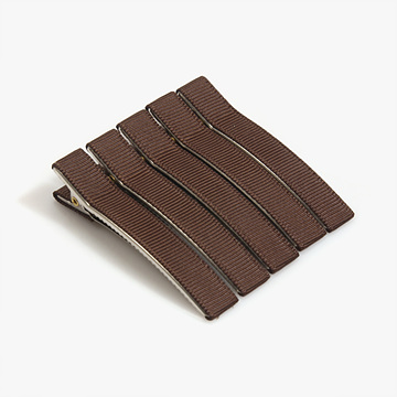 [퀼트부자재] 소품제작용 머리핀 6cm 5개 1SET - 브라운 (개)
