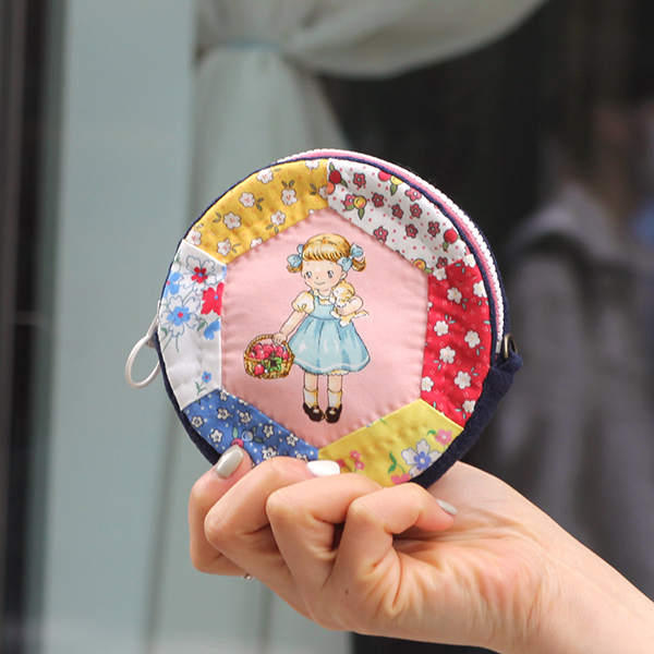 퀼트의시작은? 엔조이퀼트와 함께,[바이핸즈] 퀼트패키지 소품 - 루시 써클 지갑