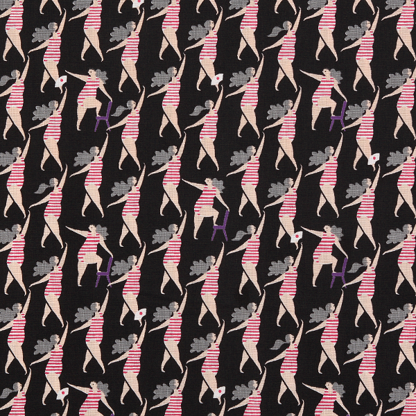 퀼트의시작은? 엔조이퀼트와 함께,[코카] 액션 패턴 싱크로 시팅 프린트원단 - 블랙