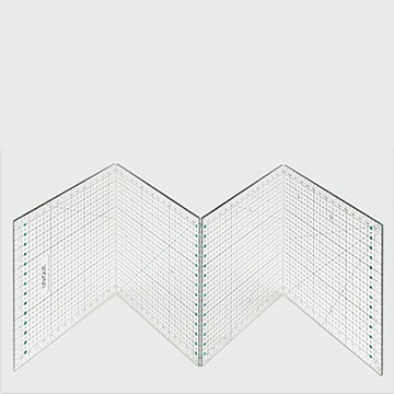 [유니크] 3단 접이식 머신자(커팅용) (개)