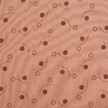 [사이토요코] 센테너리 컬렉션 아크 닷 셔팅 프린트원단 - 스모키코랄 (1/2Yd)