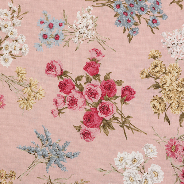 퀼트의시작은? 엔조이퀼트와 함께,[유와] 라이브 라이프 컬렉션 829674 프린트원단 - 핑크 (1/4yd) (D02)829674-B