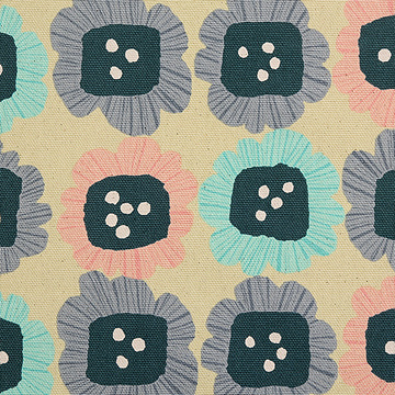 [코스모] 북유럽의 숲 21705 01 옥스포트 프린트원단 - 베이지 (1/2Yd)