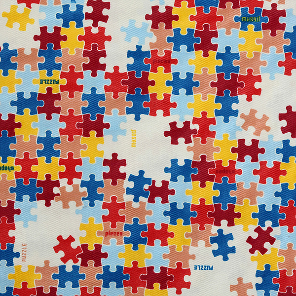 퀼트의시작은? 엔조이퀼트와 함께,[코카] 레트로 게임 퍼즐 옥스포드 프린트원단 - 레드