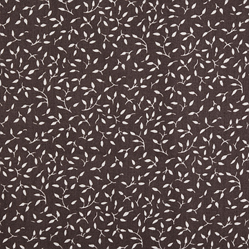 [페인트브러쉬] 티아라 리프 브란처스 브라운 프린트원단 - 브라운 (1/2Yd)