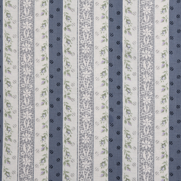 퀼트의시작은? 엔조이퀼트와 함께,[유와] 샤르망 컬렉션 보더 시팅 프린트원단 - 블루 (1/4yd) (D01)CC823137-2