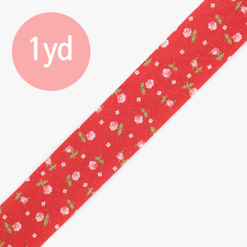 [바이핸즈] 프린트 바이어스 B407 (레드) 1YD (개)