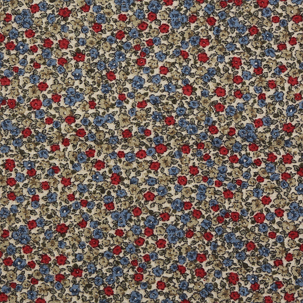 퀼트의시작은? 엔조이퀼트와 함께,[국산기모] 대폭 빈티지 필 기모(융) 프린트원단 - 베이지 GA010-C