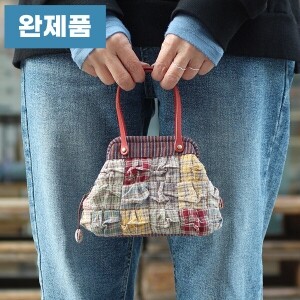 [바이핸즈] <span style=color:blue>퀼트완제품</span> 소품 - 빈티지 와이어파우치 (개)