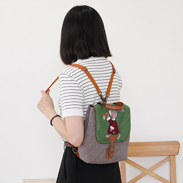 [퀼트 초보자용] 퀼트패키지 가방 - 캐롯 백팩 (개)