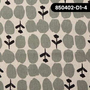 세븐베리 일본 수입 면원단 빈티지 도트 린넨천 캔버스 가방 퀼트천 (1/2Yd)