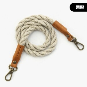 [가방부자재] 레페 리투아니아 린넨 로프 가죽핸들(56cm) (개)