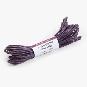 [퀼트부자재] 오시도리 면끈 1.5mm - 보라(10YD) 1.5-12 (개)