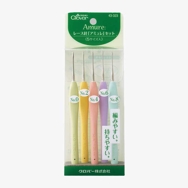 퀼트의시작은? 엔조이퀼트와 함께,[크로바] 아뮤레 레이스용 코바늘 세트 43-323