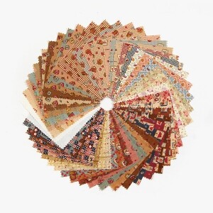 ★한정판★ 퀼트게이트 오리지널 빈티지 컨츄리스타일 50장 - 12cm x 12cm JSH5468 (set)