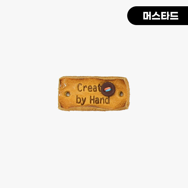 퀼트의시작은? 엔조이퀼트와 함께,[장식부자재] 핸드메이드 미니단추 통가죽라벨 ※