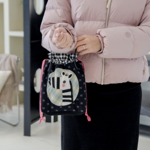 [바이핸즈] 퀼트패키지 가방 - 말이오 스트링백 (개)