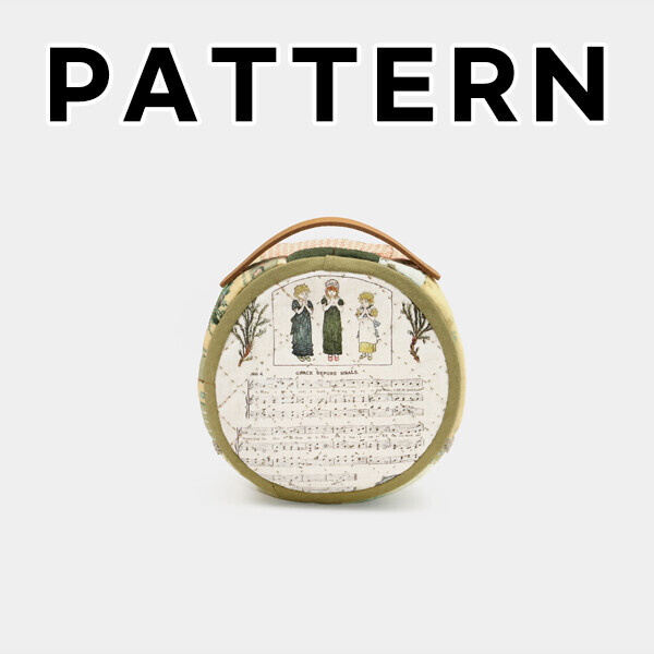 [바이핸즈] 퀼트도안 - 케이트 플라워 원형 파우치