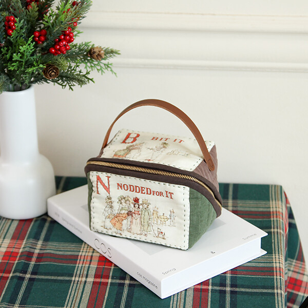 [바이핸즈] 퀼트패키지 소품 - 케이트 입큰 파우치