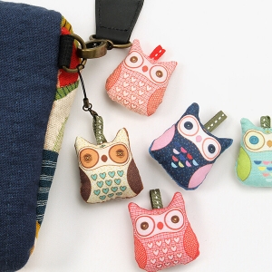 [바이핸즈] 퀼트패키지 소품 - 부엉이 퀼트키링 (개)