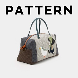 [바이핸즈] 퀼트도안 - 주근깨소녀 보스턴백 (개)