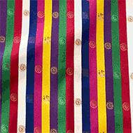 비단면 대폭 전통원단 색동 폭1cm 친환경 오코텍스인증 (1/4yd) (개)