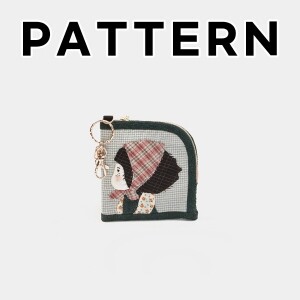 [바이핸즈] 퀼트도안 - 주근깨소녀 반지갑 (개)