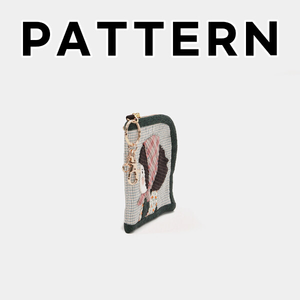 [바이핸즈] 퀼트도안 - 주근깨소녀 반지갑