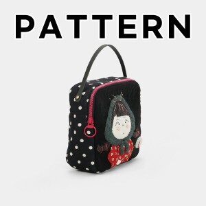 [바이핸즈] 퀼트도안 - 딸기소녀 핸들 파우치 (개)