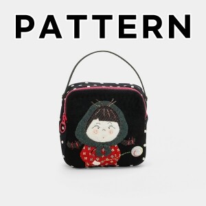 [바이핸즈] 퀼트도안 - 딸기소녀 핸들 파우치 (개)