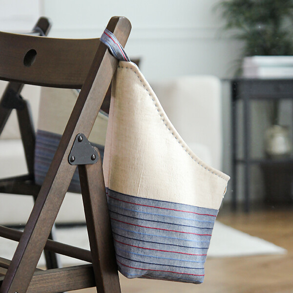 [바이핸즈] 퀼트패키지 소품 - 실용적인 바스켓 (스트라이프)
