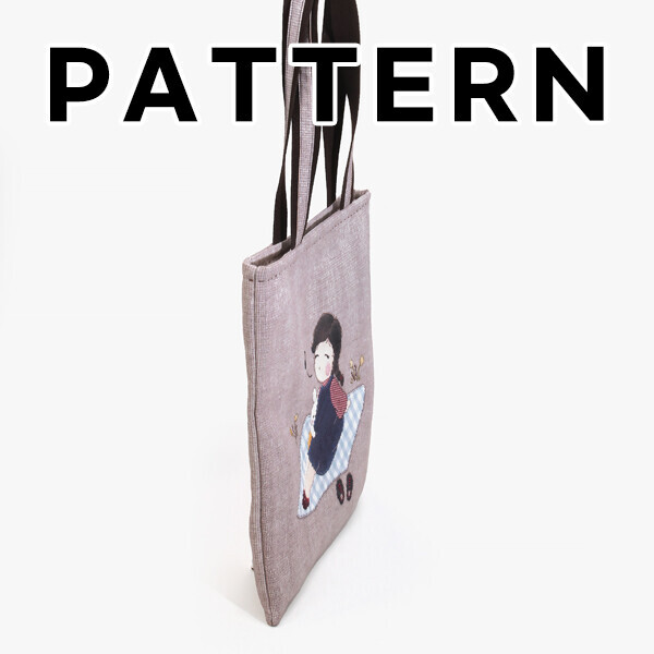 [바이핸즈] 퀼트도안 - 베이비엘 에코백