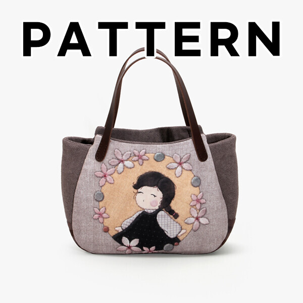 [바이핸즈] 퀼트도안 - 베이비엘 토트백