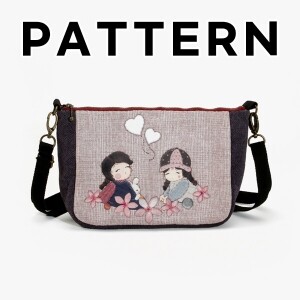 [바이핸즈] 퀼트도안 - 베이비엘 크로스백 (개)